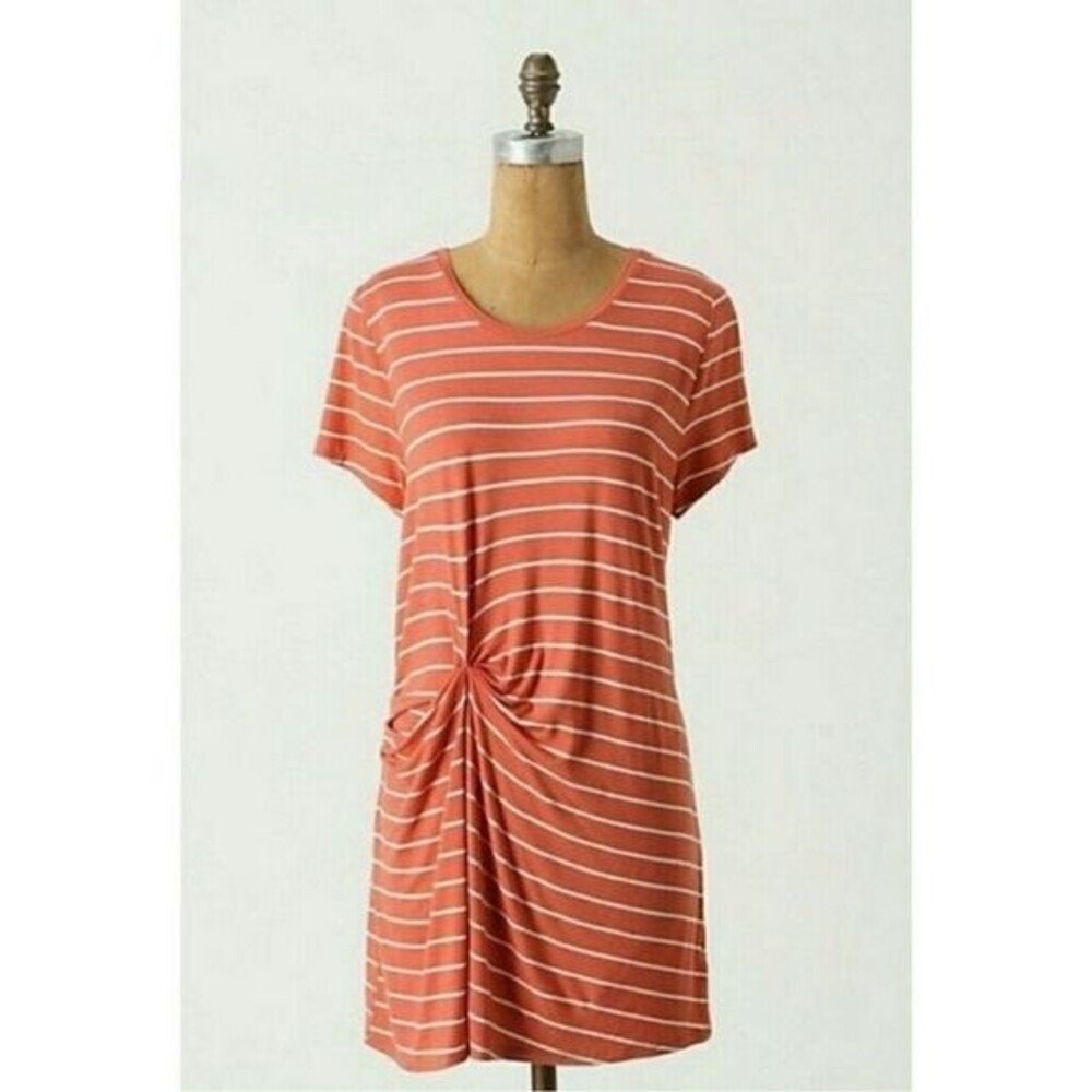 Anthropologie Deletta Pinched Pleat Tunic Sz XS